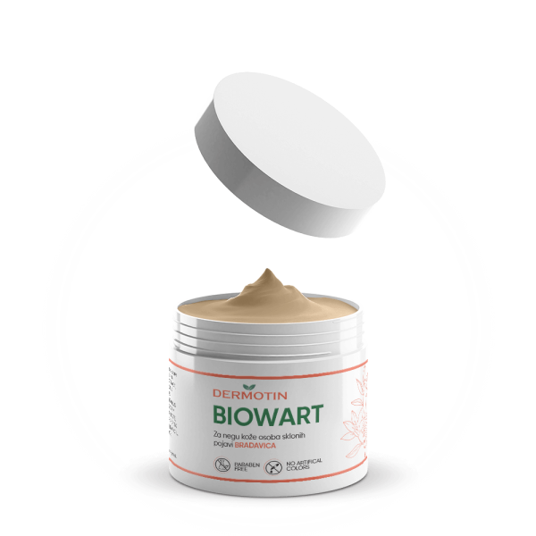 BIOWART - Bocica mockup otvorena - (TRANSPARENTNA)